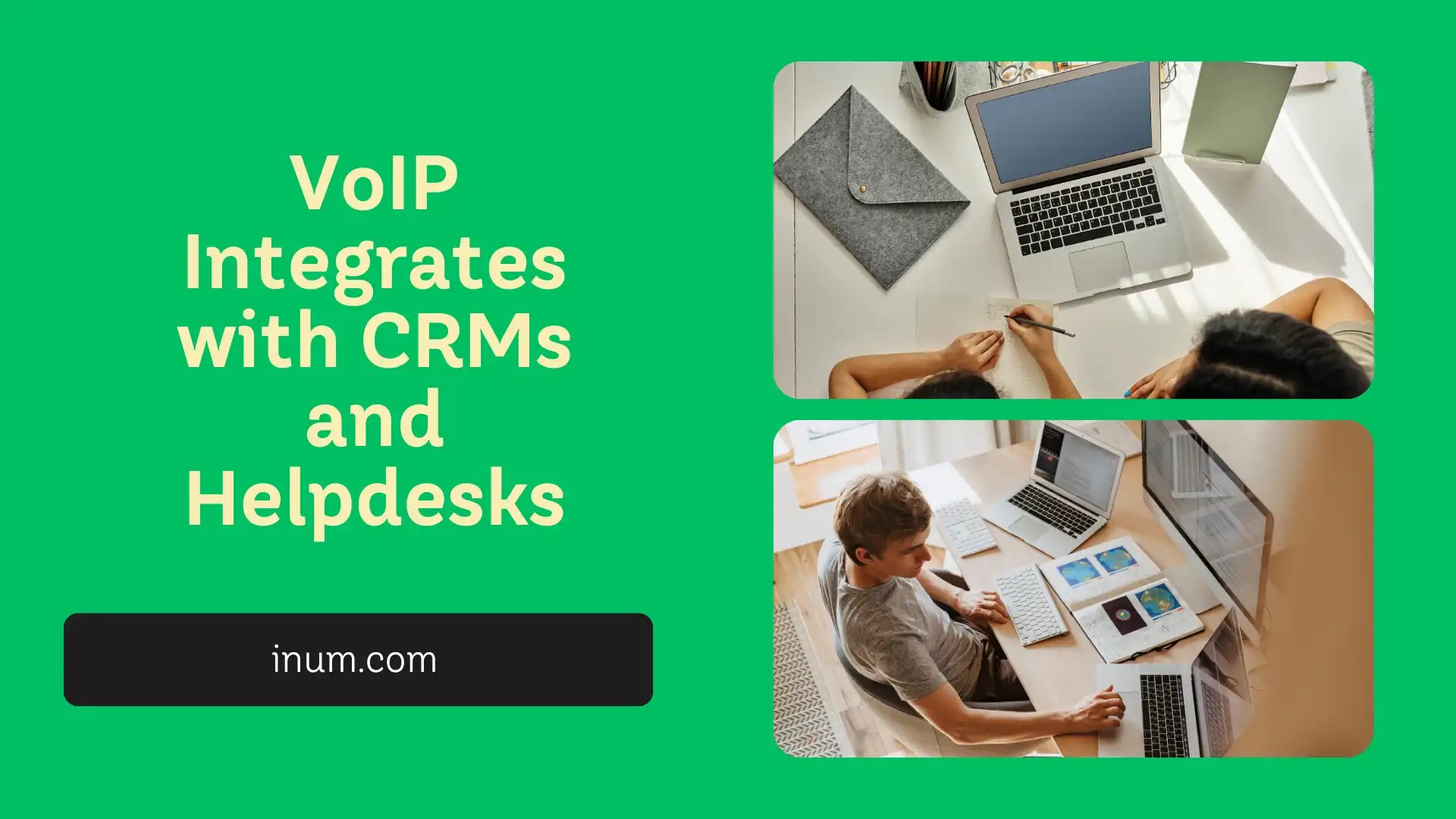 VoIP Integrates with CRMs and Helpdesks